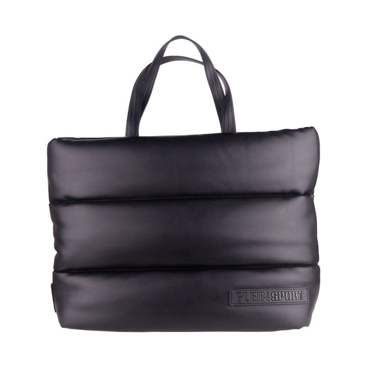 Plein Sport Black Polyurethane Shoulder Bag