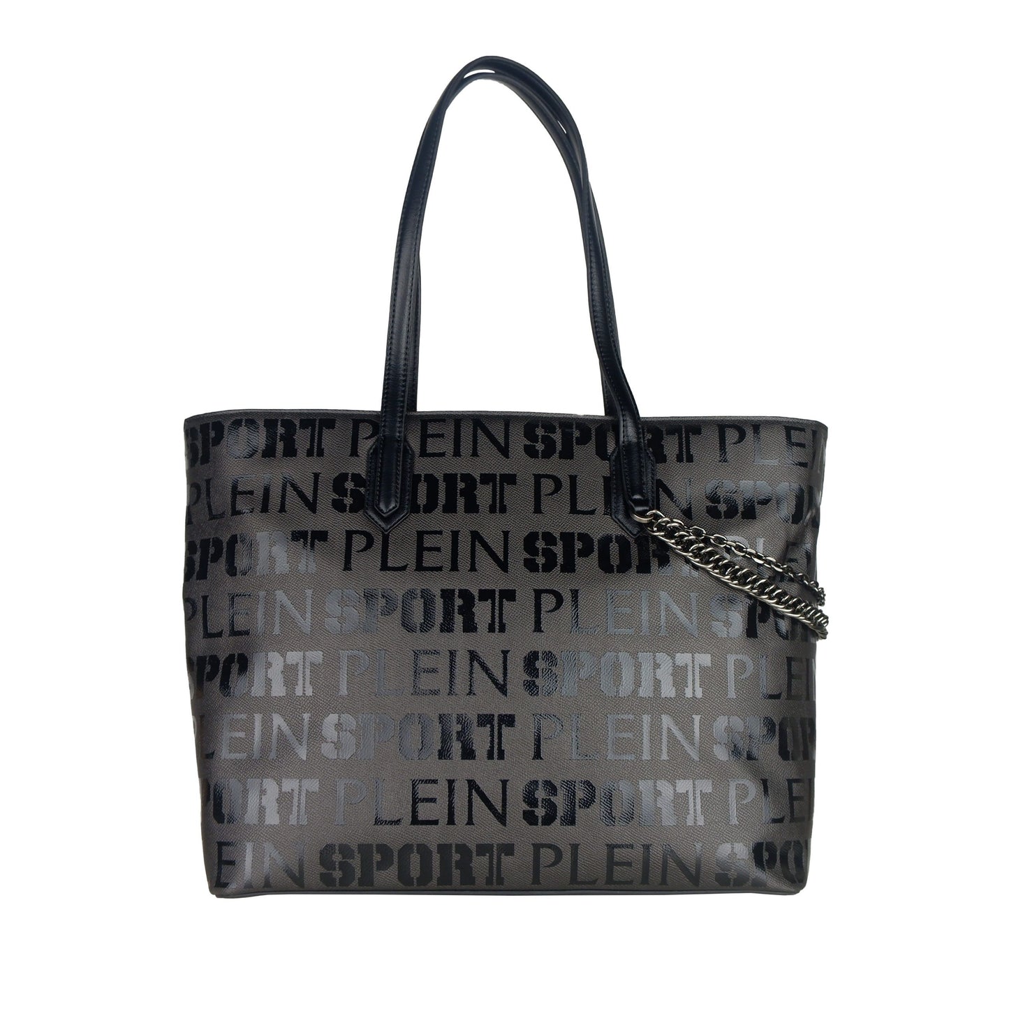 Plein Sport Black Polyester Shoulder Bag