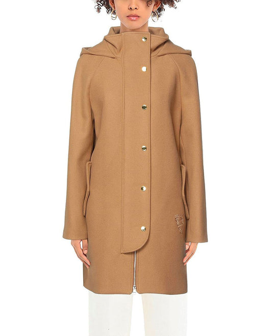 Love Moschino Brown Wool Jackets & Coat