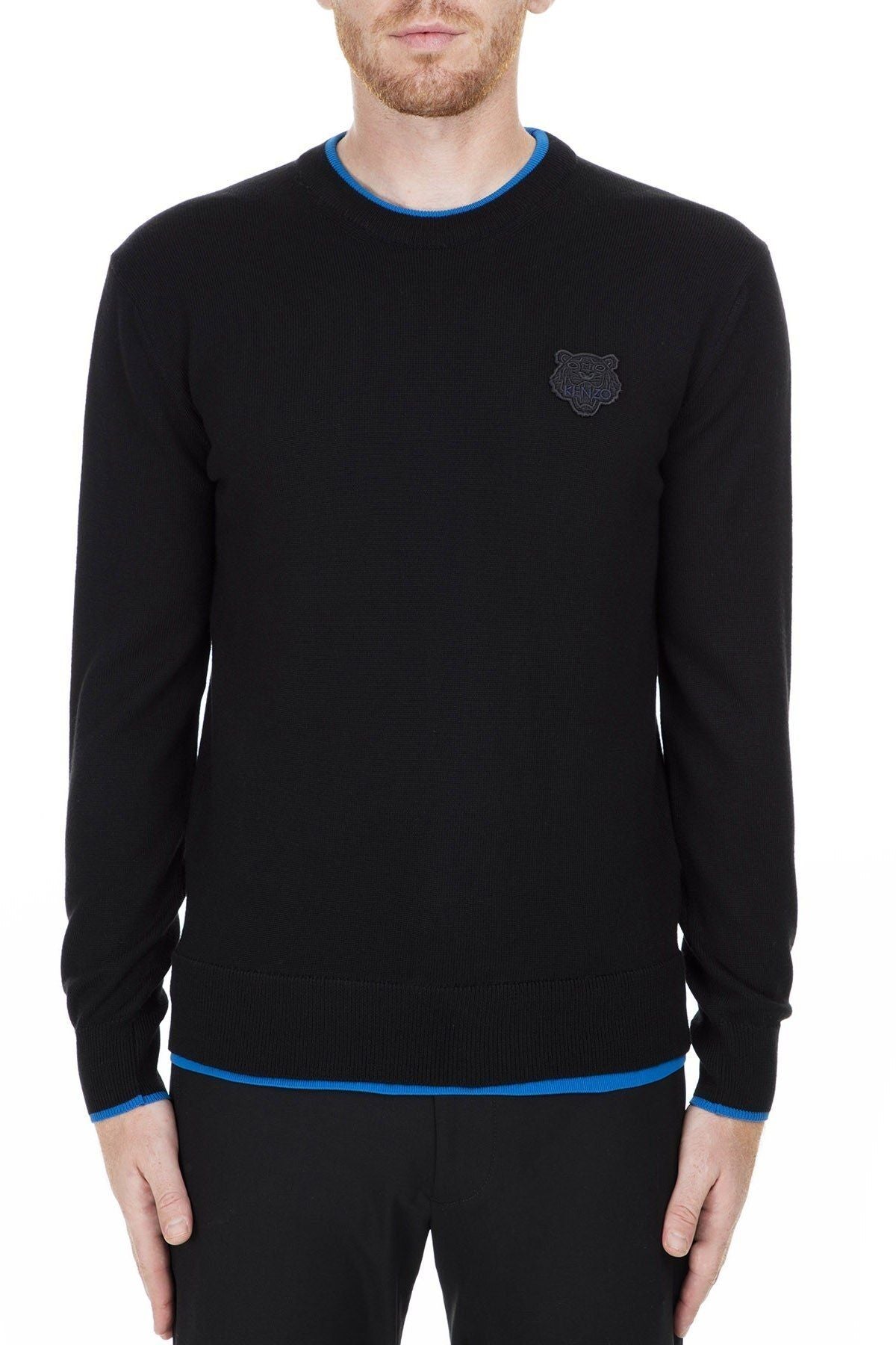 Kenzo Black Cotton Sweater