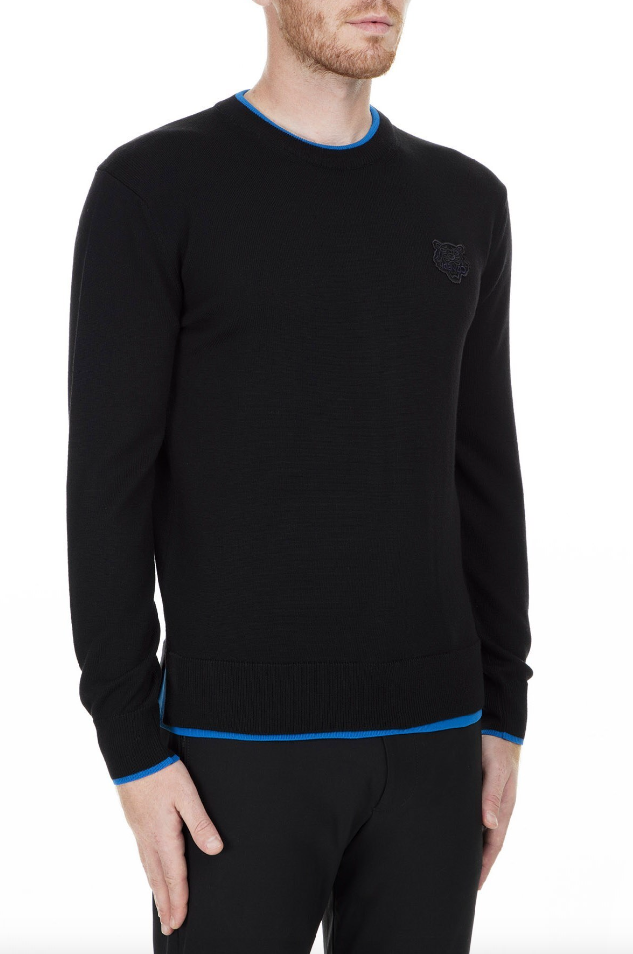 Kenzo Black Cotton Sweater