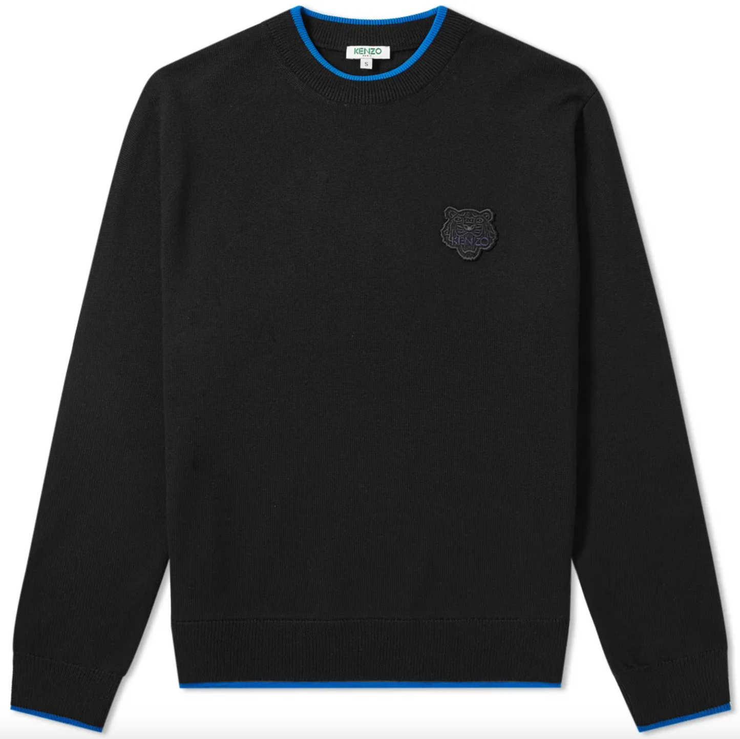 Kenzo Black Cotton Sweater