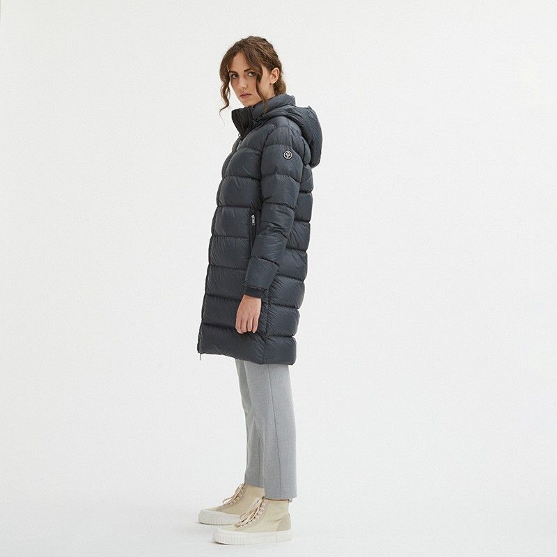 Centogrammi Gray Nylon Jackets & Coat