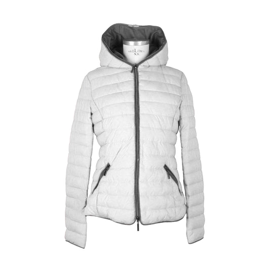 Mangano White Polyester Jackets & Coat