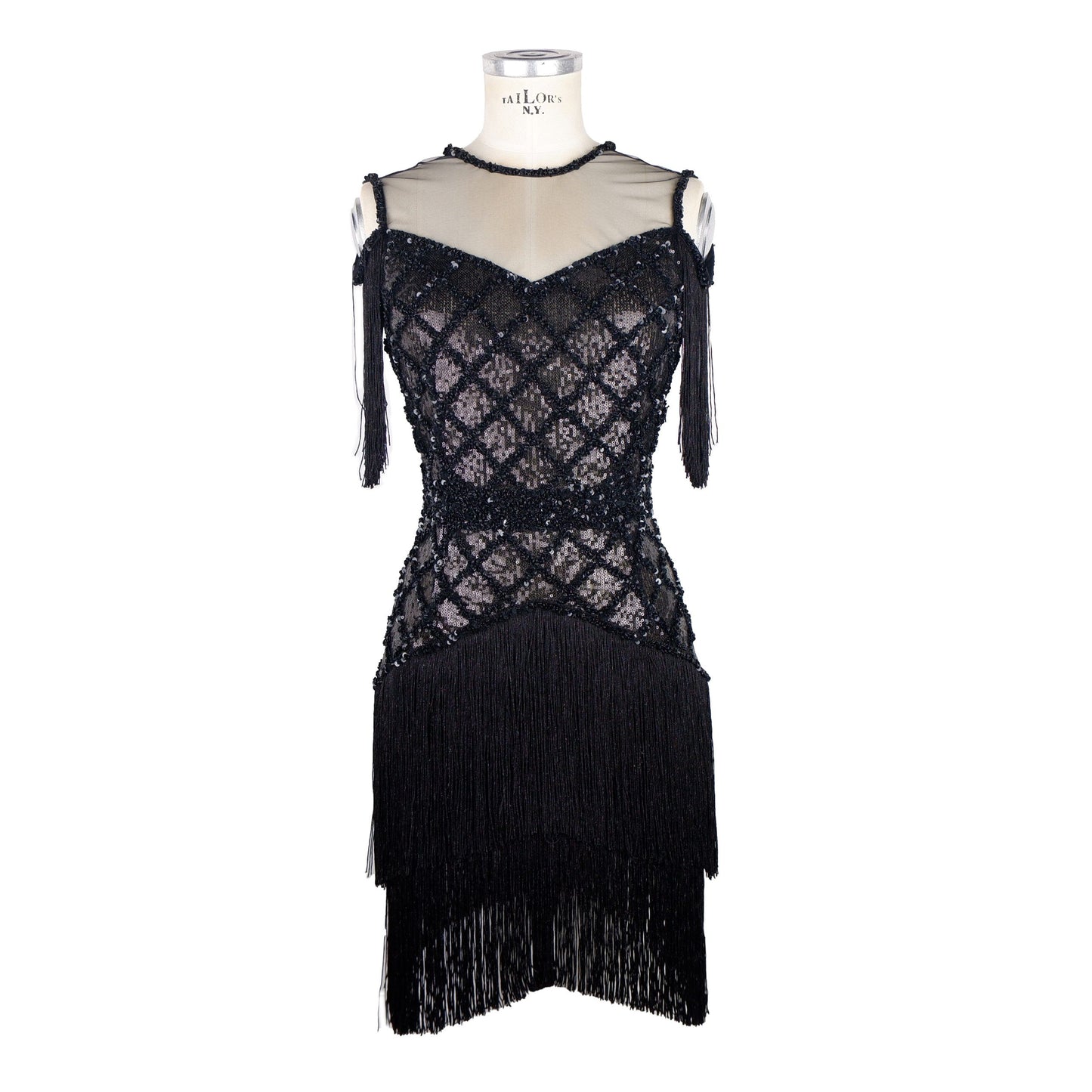 Elisabetta Franchi Black Polyamide Dress