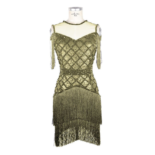 Elisabetta Franchi Yellow Polyamide Dress