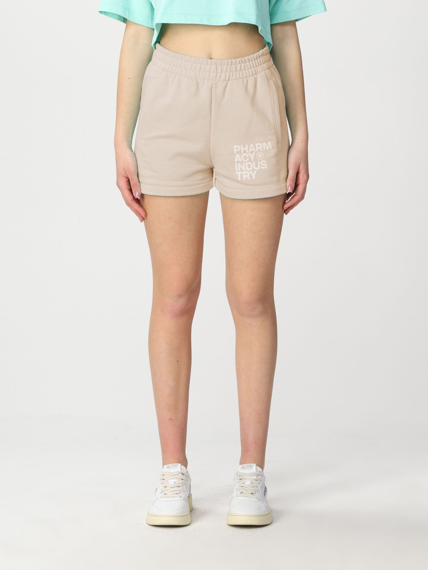 Pharmacy Industry Beige Cotton Short