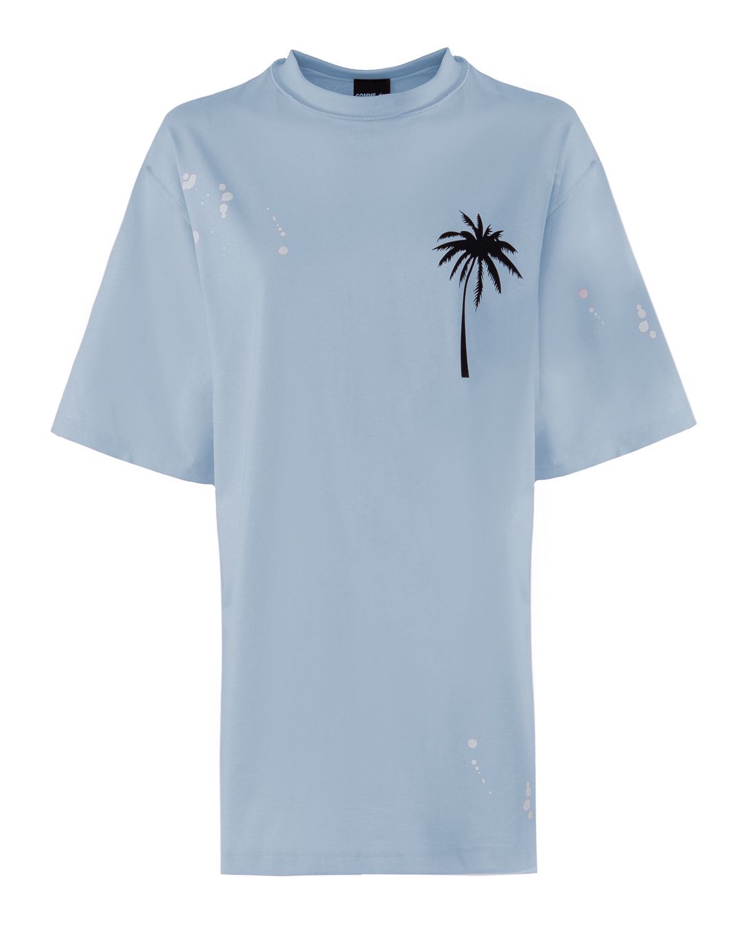 Comme Des Fuckdown Light Blue Cotton Dress