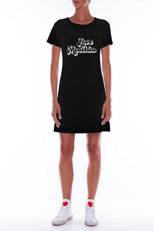 Love Moschino Black Cotton Dress