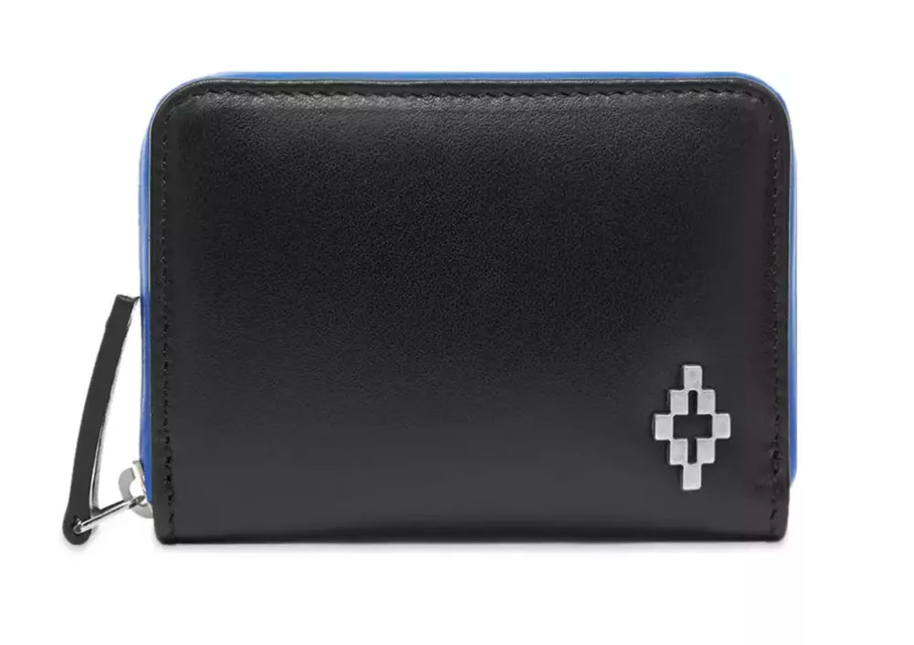 Marcelo Burlon Black Leather Wallet