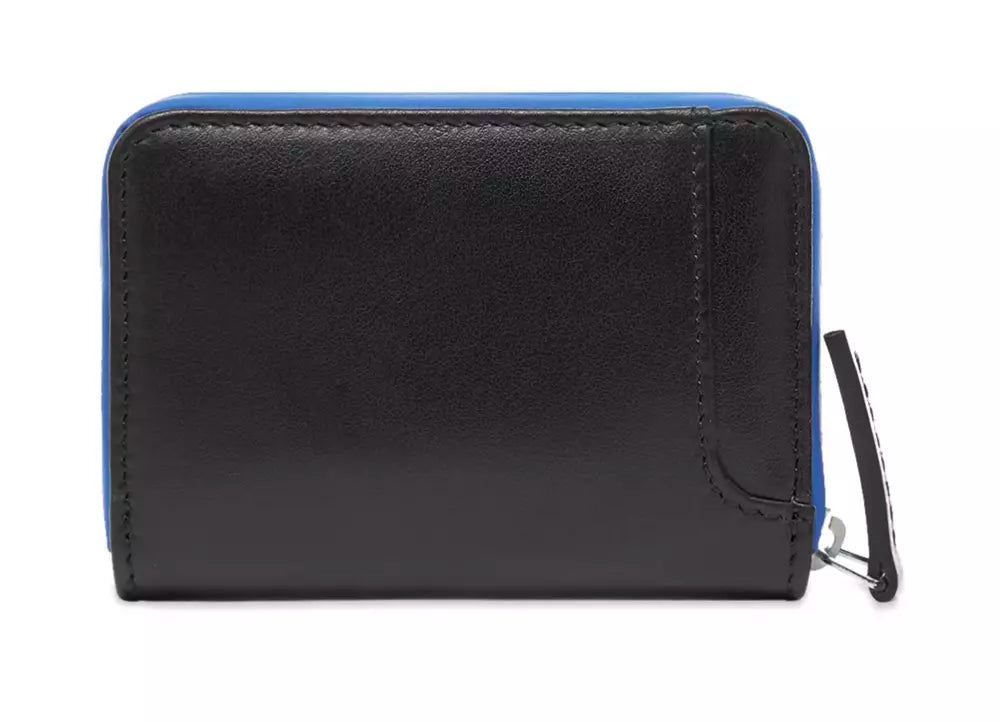 Marcelo Burlon Black Leather Wallet