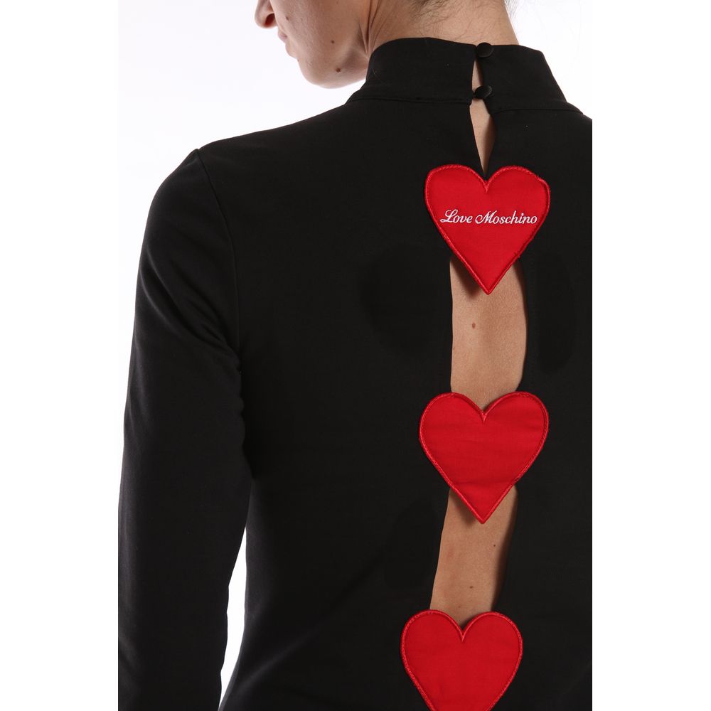 Love Moschino Black Cotton Dress