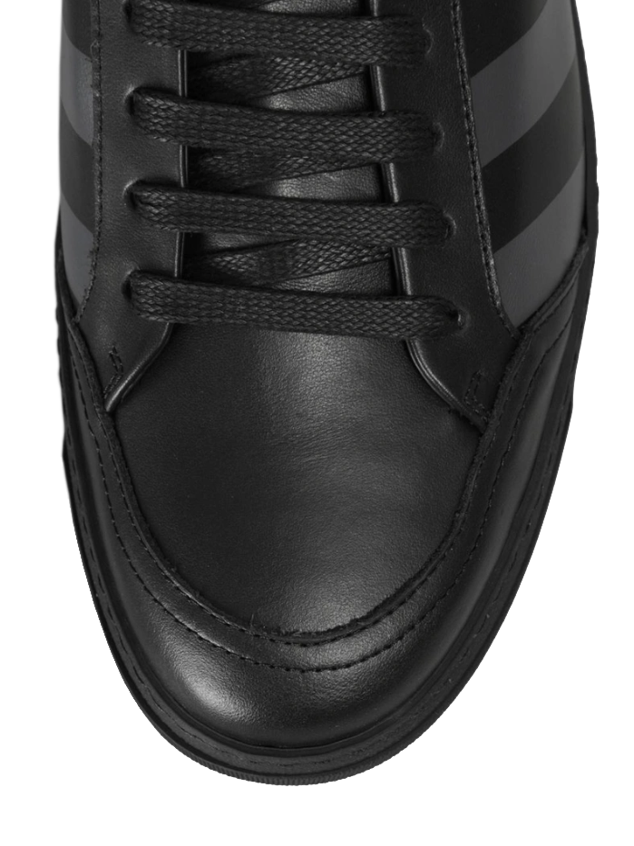 Off-White Black Calfskin Sneakers