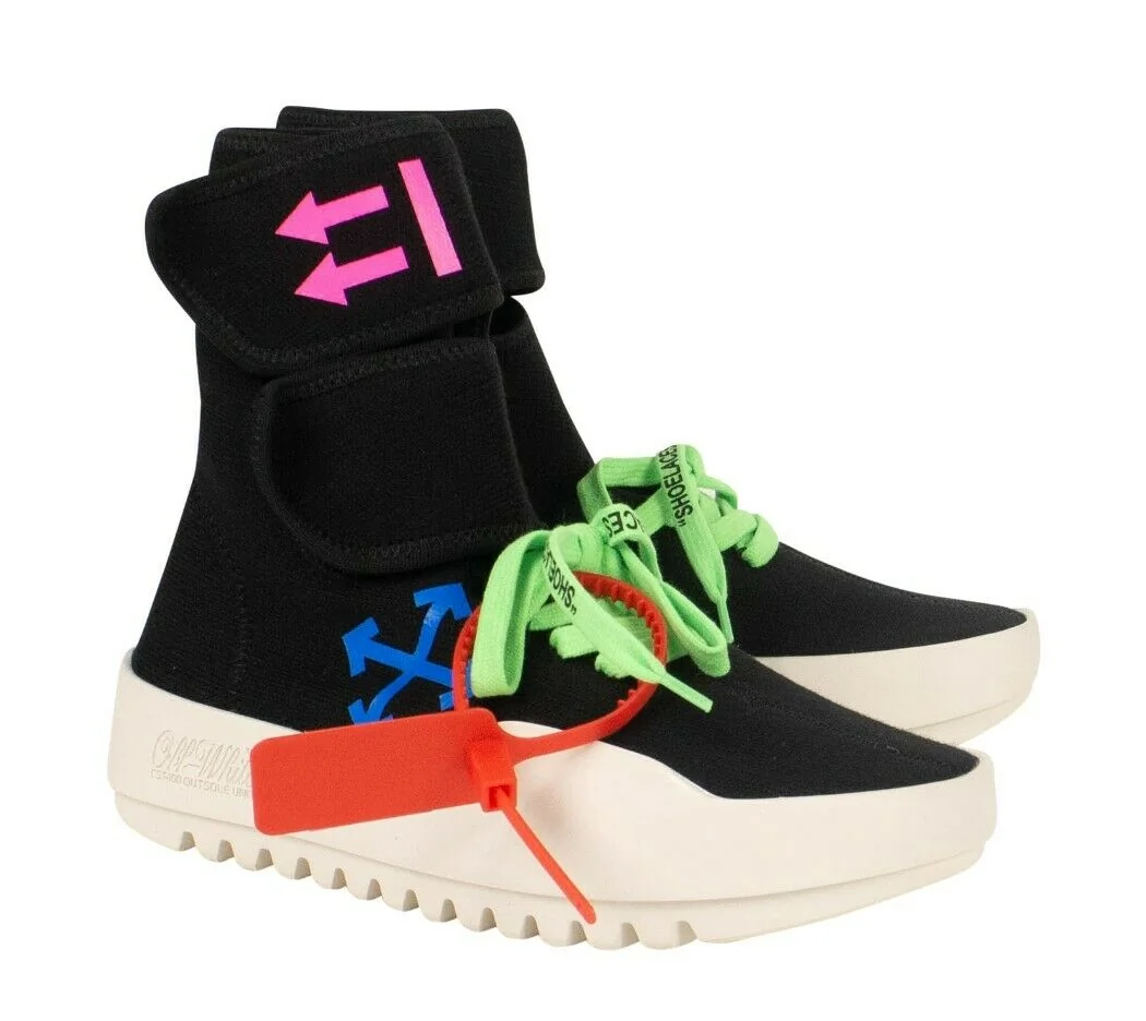 Off-White Black Polyamide Sneakers