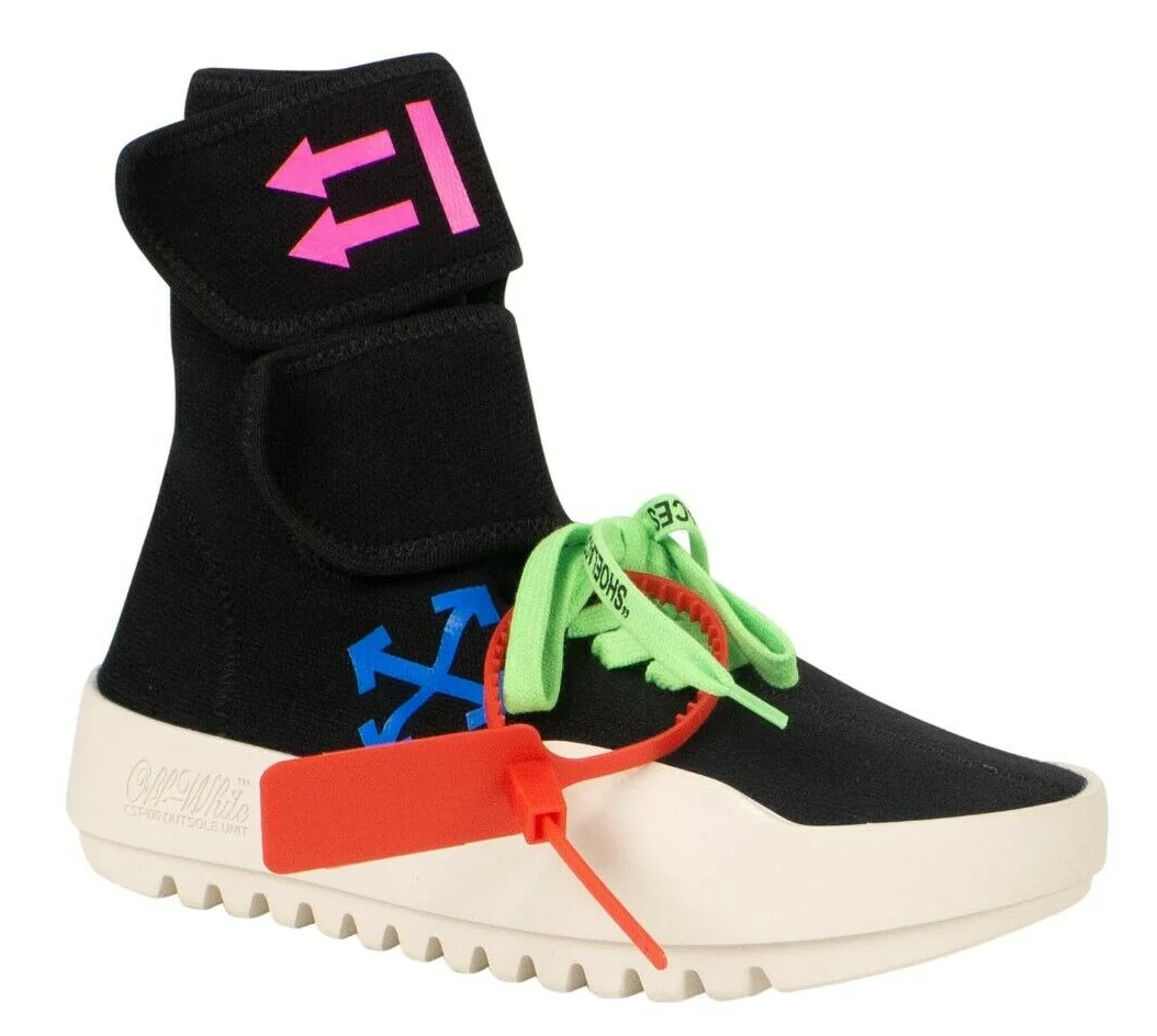 Off-White Black Polyamide Sneakers