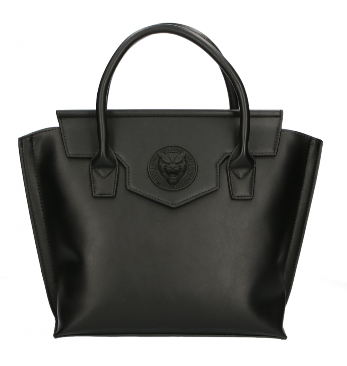 Plein Sport Black Polyurethane Handbag