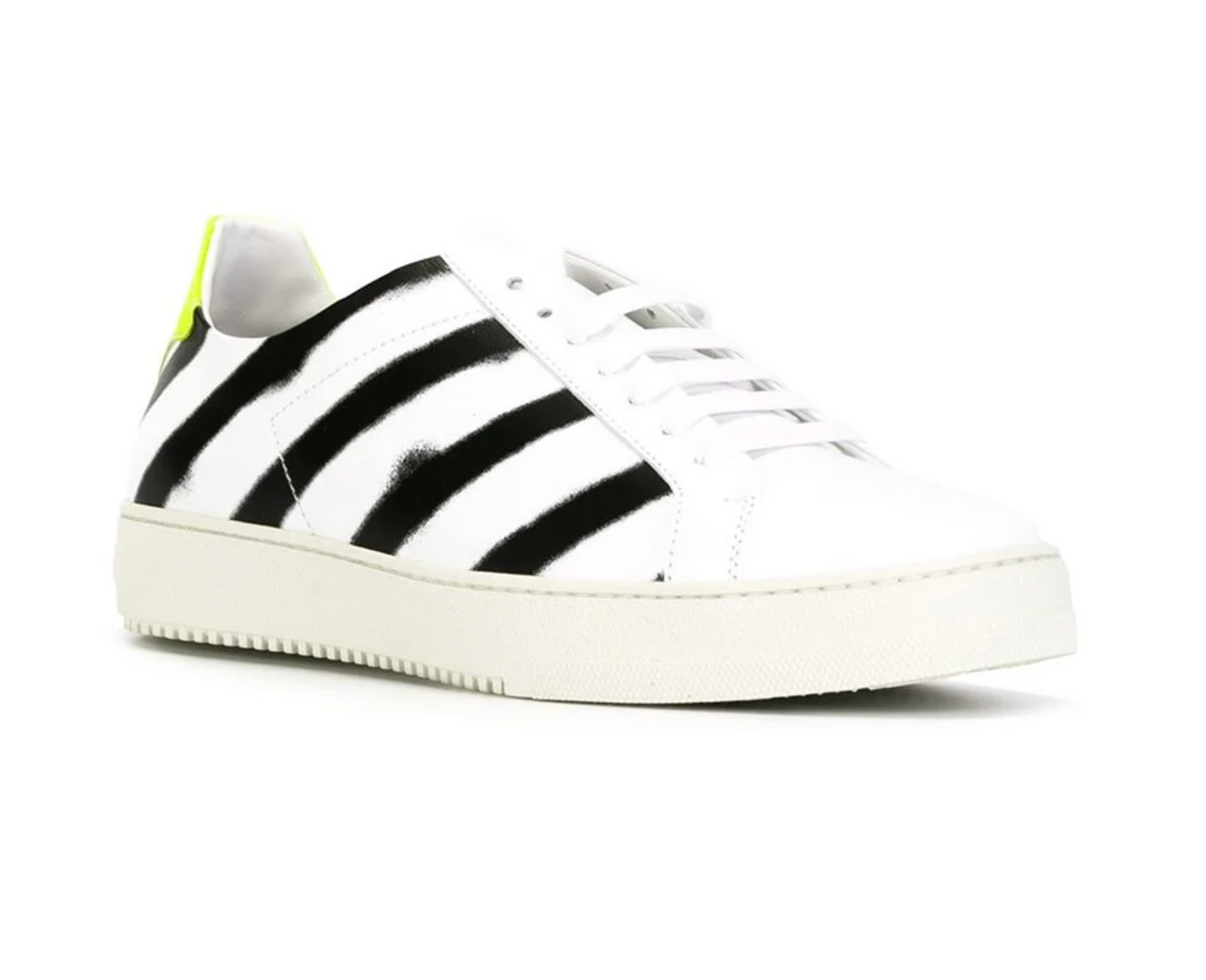 Off-White White Leather Sneakers