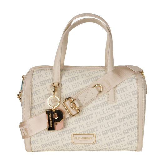 Plein Sport White Polyamide Crossbody Bag