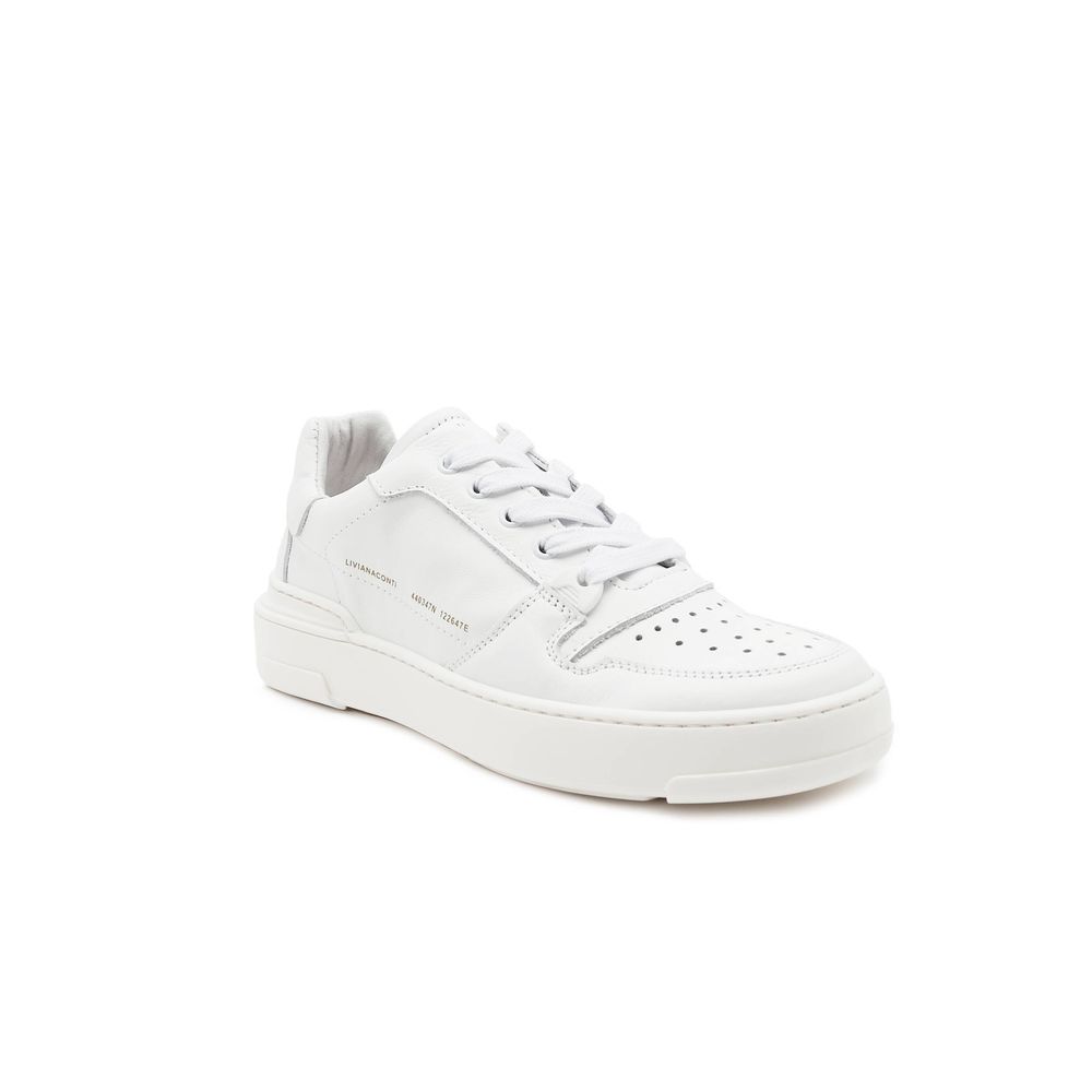 Liviana Conti White Leather Sneaker