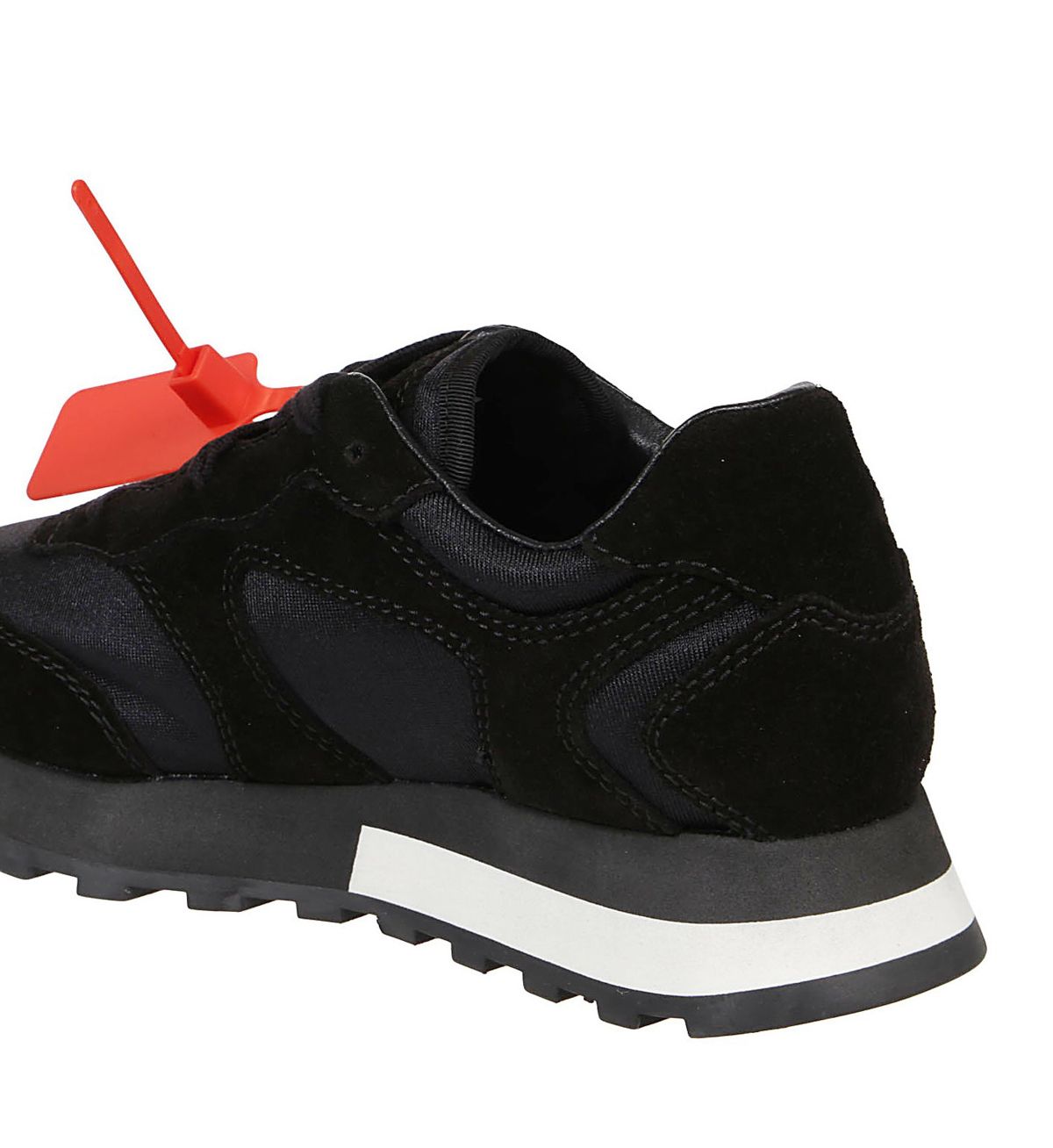 Off-White Black Calfskin Sneakers