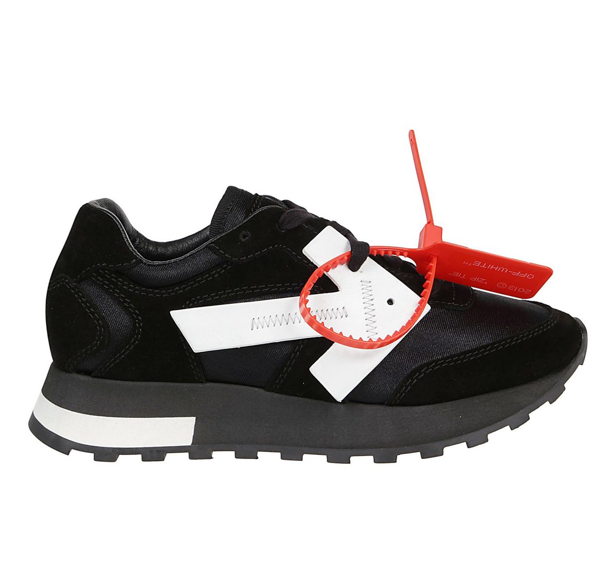 Off-White Black Calfskin Sneakers