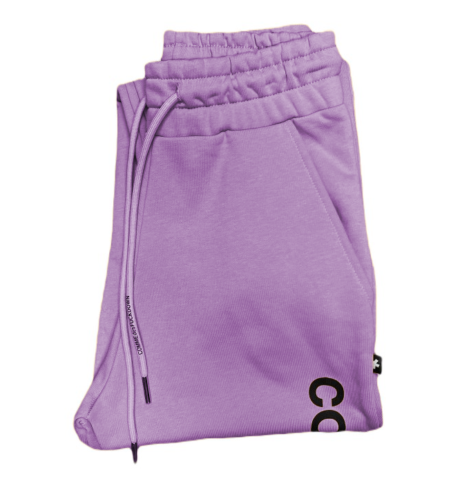 Comme Des Fuckdown Purple Cotton Jeans & Pant