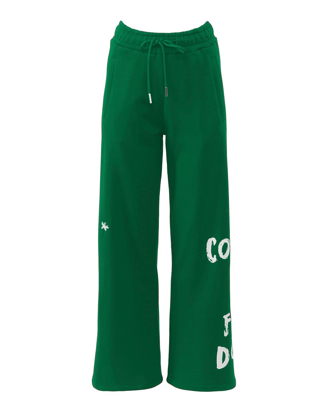 Comme Des Fuckdown Green Cotton Jeans & Pant