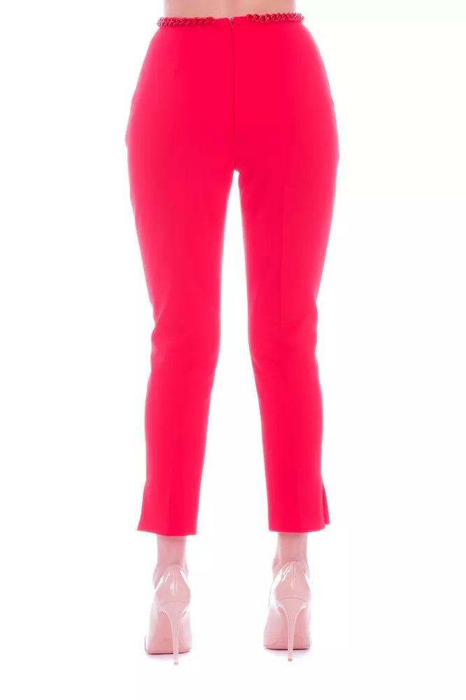 Elisabetta Franchi Red Jeans & Pant