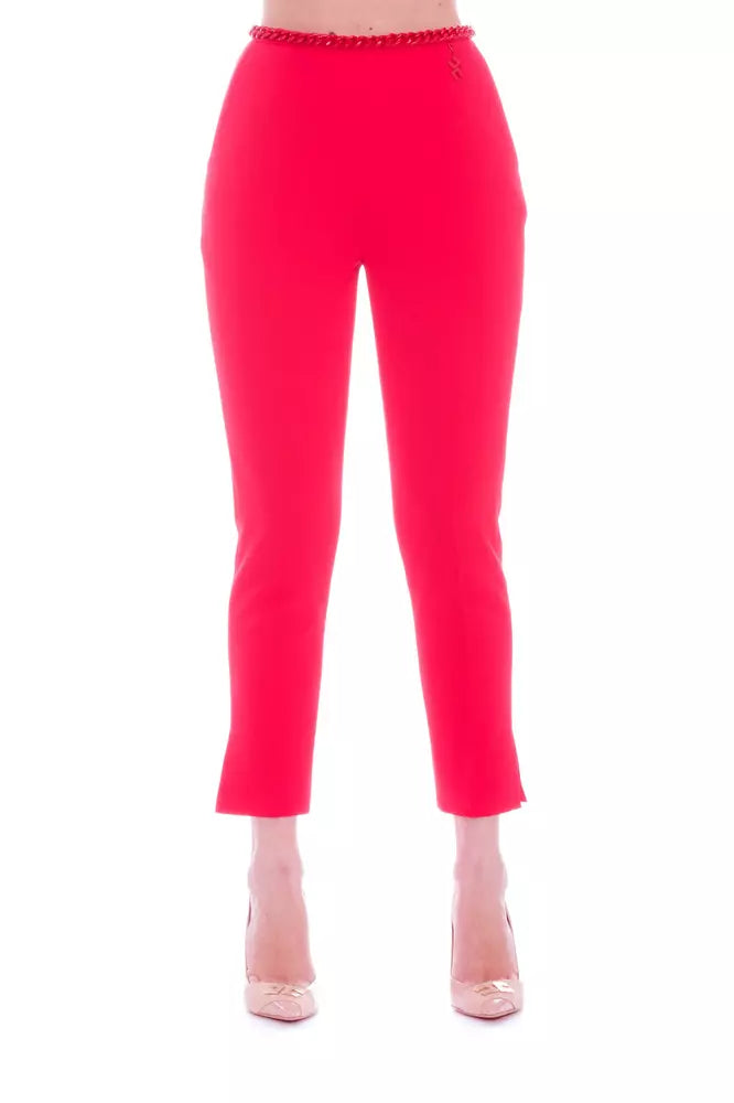 Elisabetta Franchi Red Jeans & Pant