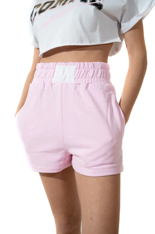 Comme Des Fuckdown Pink Cotton Short