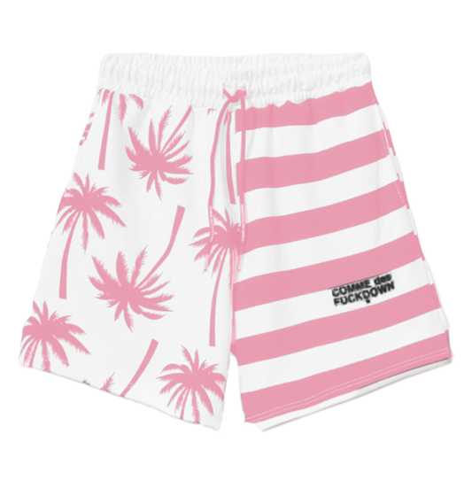 Comme Des Fuckdown Pink Cotton Short