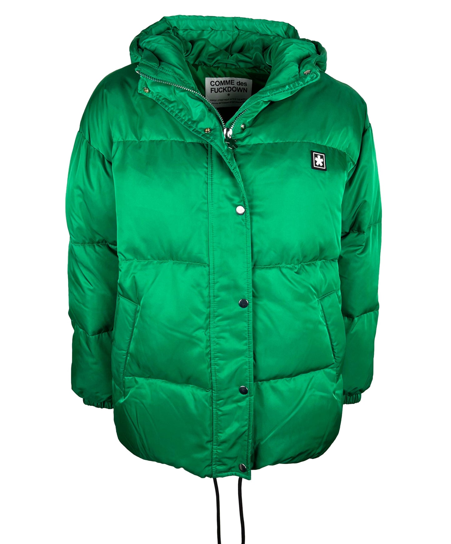 Comme Des Fuckdown Green Polyester Jackets & Coat