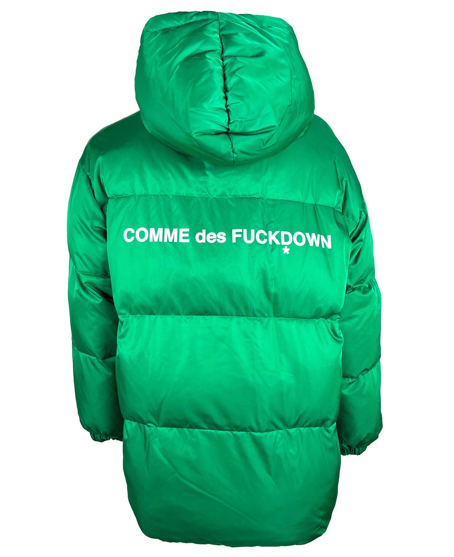 Comme Des Fuckdown Green Polyester Jackets & Coat