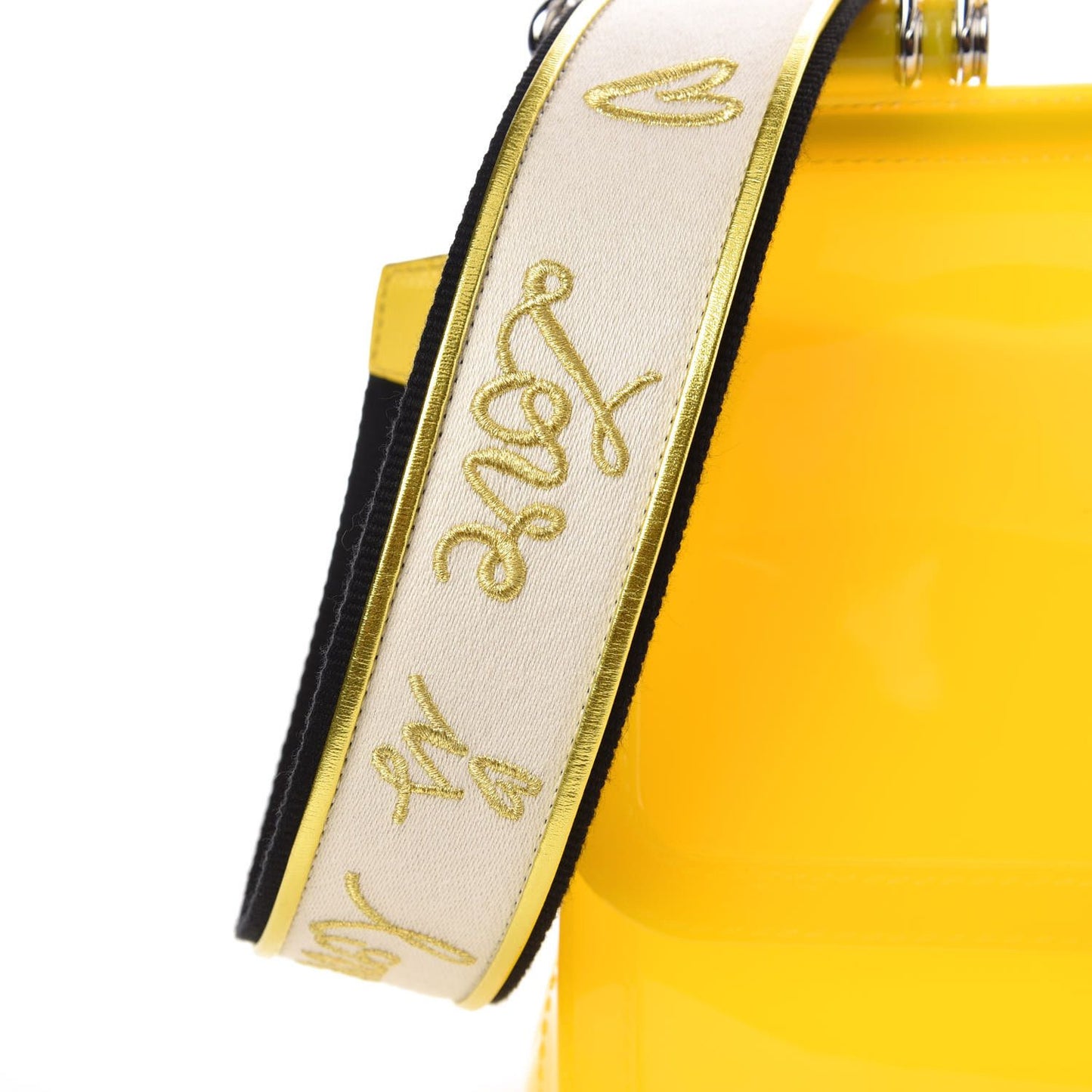 Dolce & Gabbana Yellow Pvc Crossbody Bag