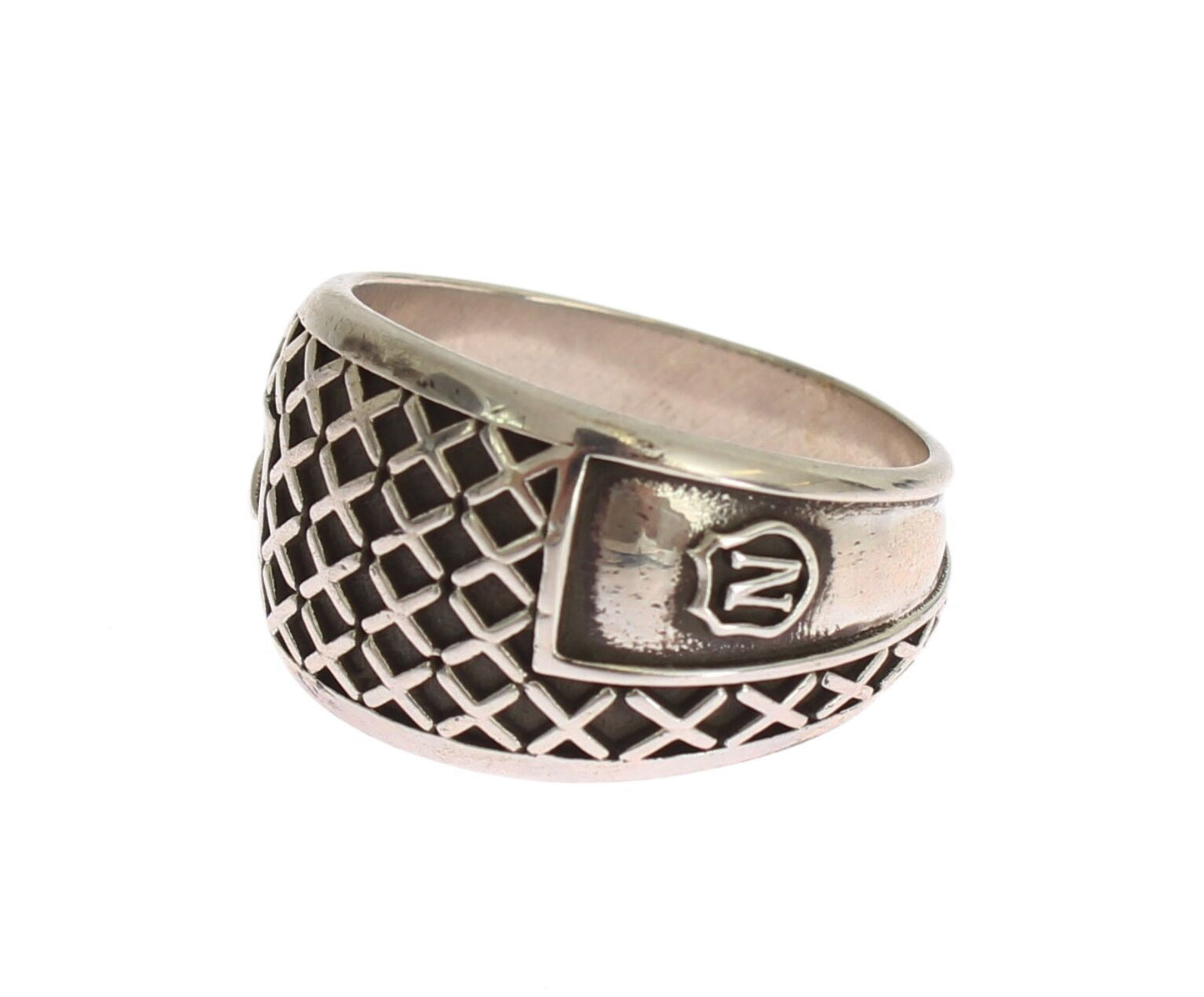 Nialaya Silver Rhodium 925 Sterling Ring