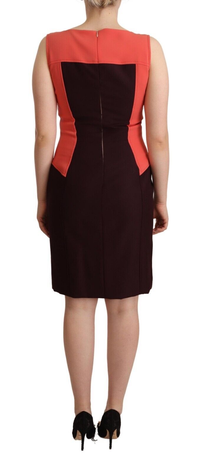 CO|TE Multicolor Polyester Sleeveless Sheath Knee Length Dress