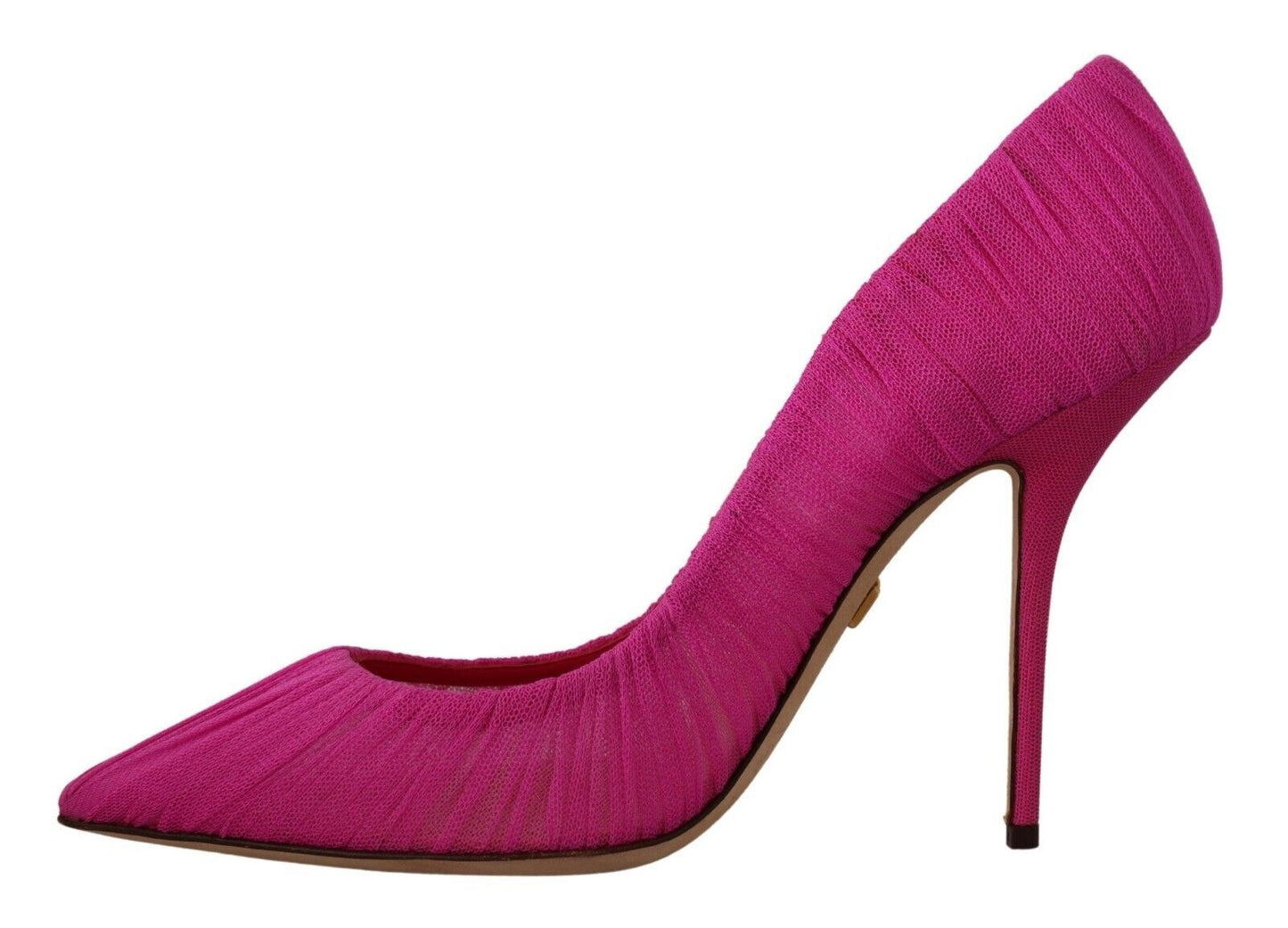 Dolce & Gabbana Pink Tulle Stiletto High Heels Pumps Shoes