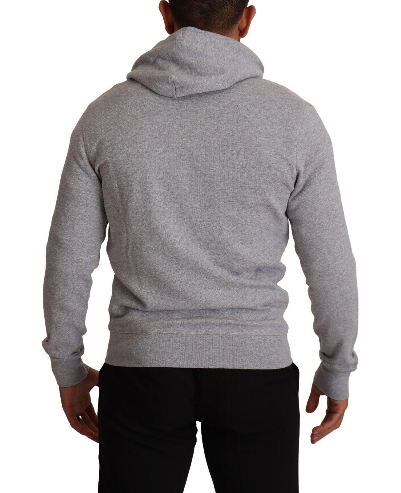 Hackett Gray Full Zip Hooded Cotton Sweatshirt Sweater