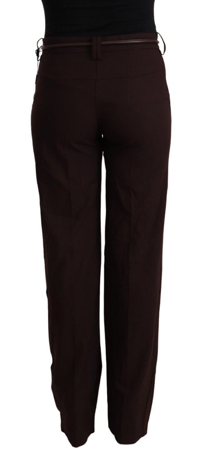 Patrizia Pepe Black High Waist Straight Formal Pants