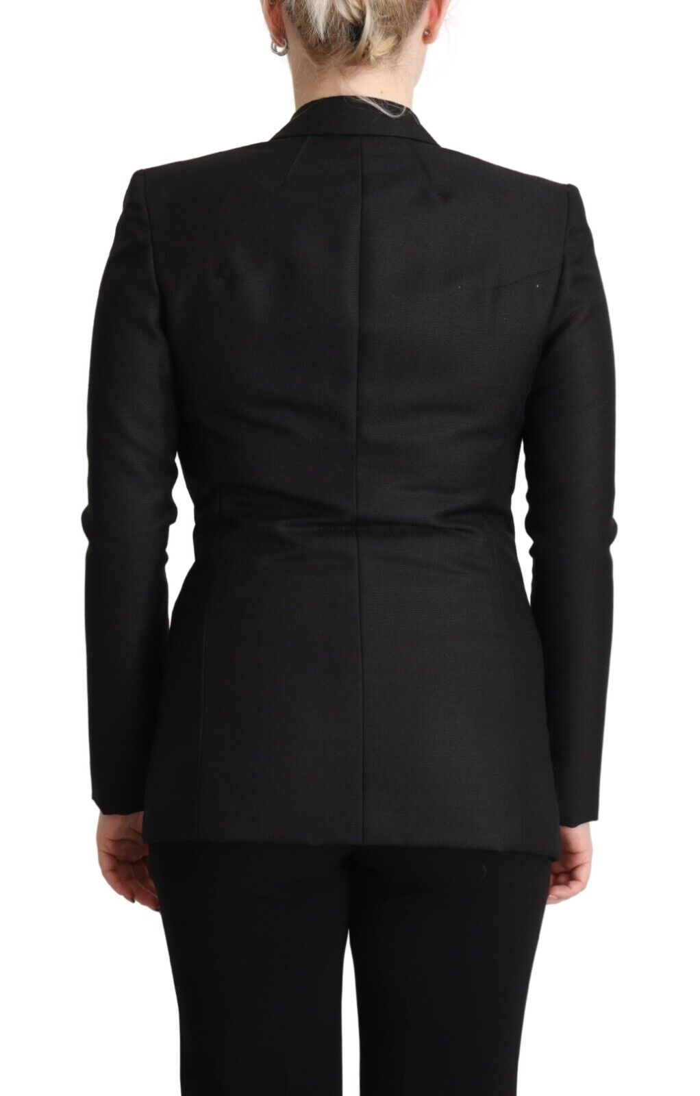 Costume National Black Long Sleeves Double Breasted Jacket