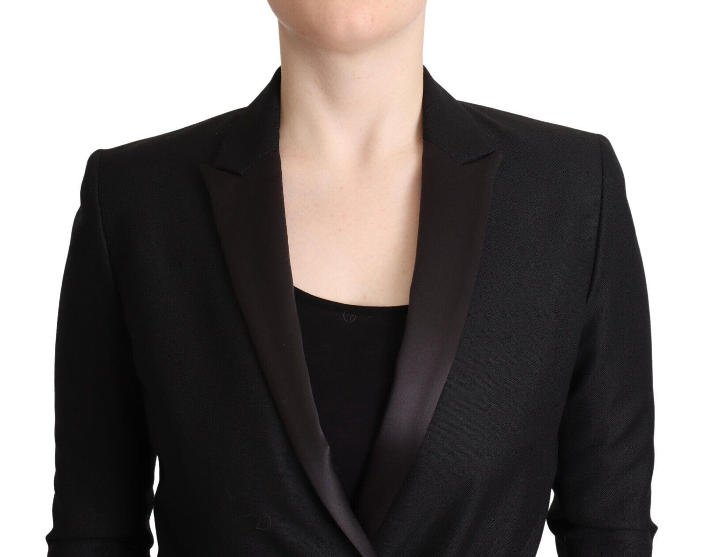 Costume National Black Long Sleeves Double Breasted Jacket