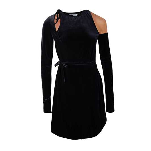 Versace Jeans Black Velvet Versace Jeans Couture Dress